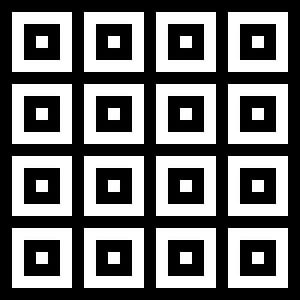 Verschachtelt | Mittig | 04x04 | N=02 | W