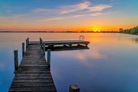 Sonnenuntergang am See