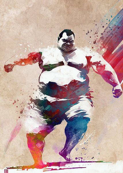 Sumo sport art #sumo by JBJart Justyna Jaszke