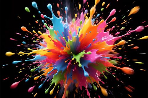 Kleurendans in de ruimte
