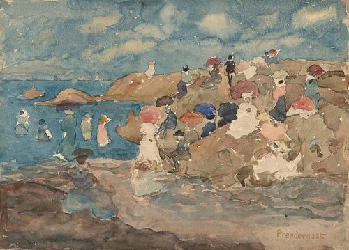 Maurice Prendergast-Revere Beach