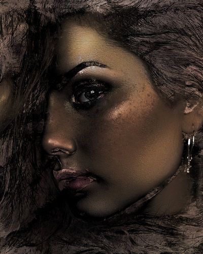 Portrait young woman