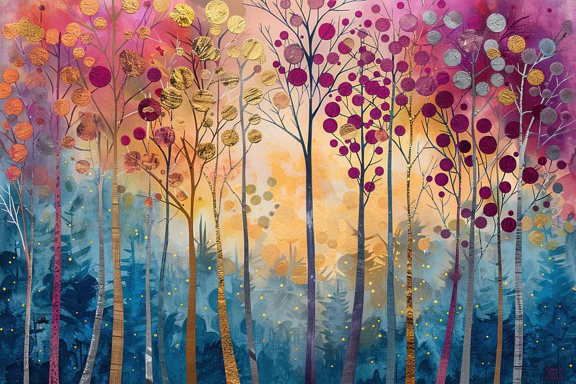Forest landscape by Abstract Painting