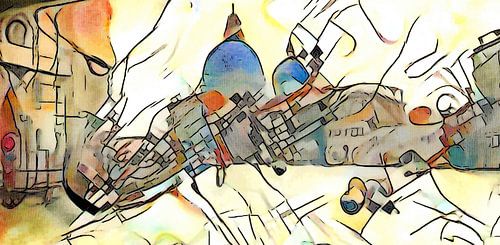 Uitzicht vanaf het water, Venetië