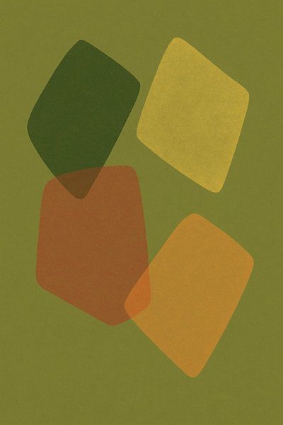 Abstract Earth and Moss by Moonheart Artworks