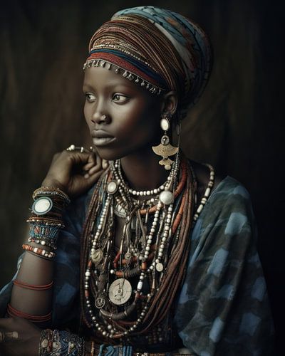 Portret van een Afrikaanse vrouw