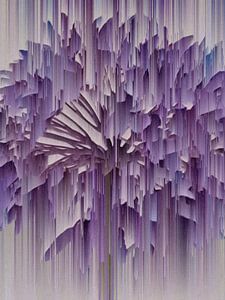 Abstrakte Linien in Violett