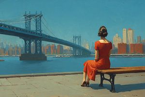 Stille Gedanken an der Manhattan Bridge