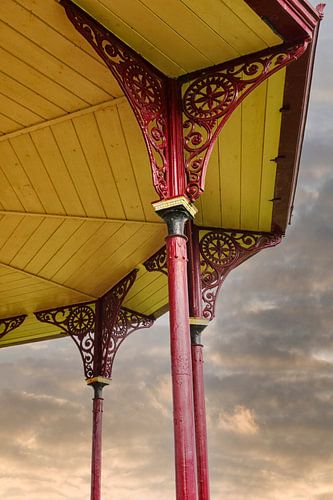 Detail van een Victoriaanse muziektent