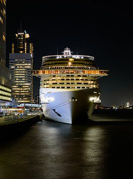 De MSC Preziosa in Rotterdam van Alex Hoeksema