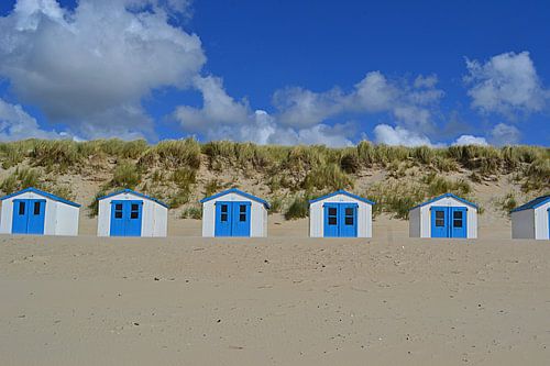 Beach cottages in De Koog on Texel