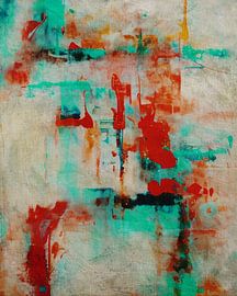 Abstraktes Porträt eines Mannes