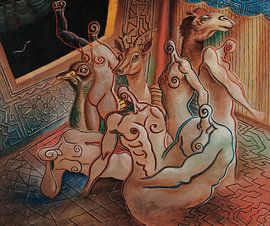 Der Abflug der Taube, Alberto Savinio, 1930 von Atelier Liesjes