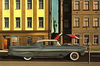 Retro – Klassiek Chevrolet Impala in New York van Jan Keteleer thumbnail