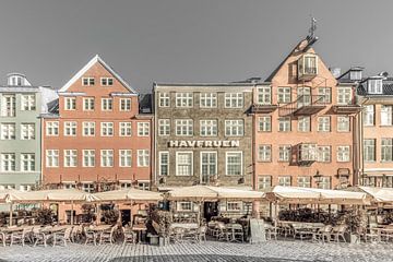 COPENHAGUE VINTAGE Nyhavn Promenade du bord de mer sur Melanie Viola