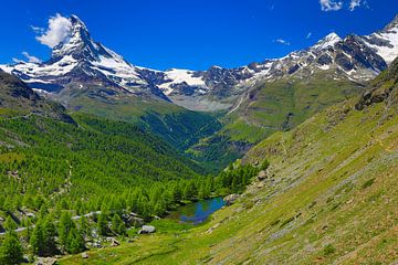 Matterhorn berglandschap van Dieter Fischer