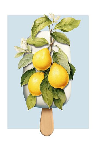Lemon Ice Cream by Marja van den Hurk