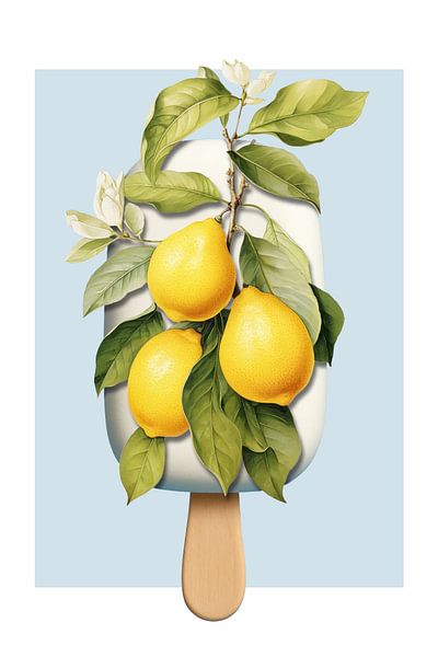 Lemon Ice Cream by Marja van den Hurk