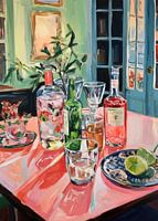 Cocktails still life