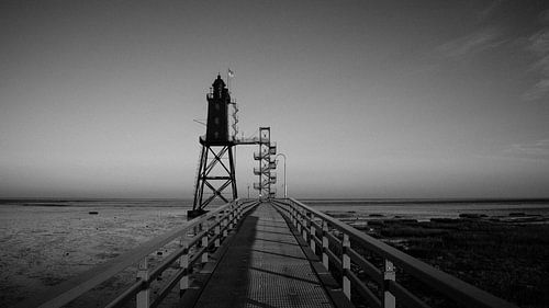 vuurtoren Obereversand (Noordzee, Waddenzee)