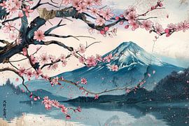 Kirschblüten Japan von Poster Art Shop