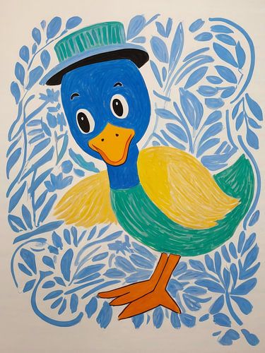 Duck In Hat Style Henri Matisse