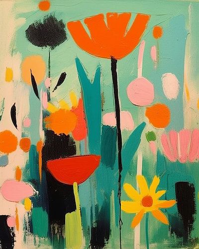 Bunte Blumen "Flower power"