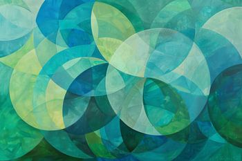 Abstrakte Kunst Blau