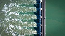 Sturmflutwehr Oosterschelde 2/2 von Top down - Maarten Kempen