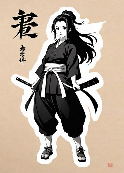 nezuko kamao silhouette von Muhammad Yunus