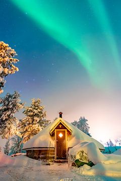 Northern Lights in Lapland by Kevin van Leeuwen