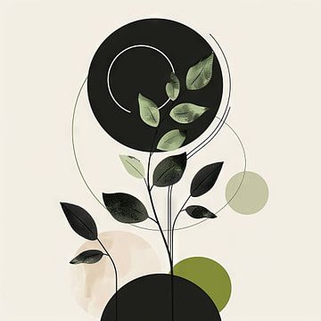Abstracte natuur van Poster Art Shop