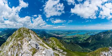 Panorama from the Säuling by Walter G. Allgöwer