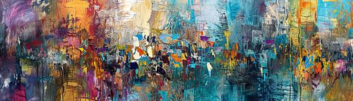 Modern Abstrakt | Buntes Chaos