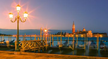 Lever du soleil Place Saint-Marc, Venise, Italie sur Henk Meijer Photography