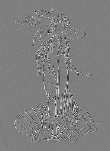 Dame met twee duifjes