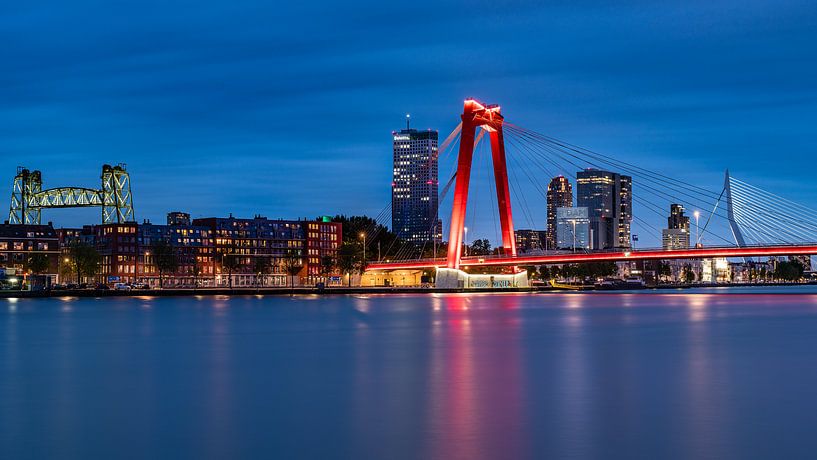 Drie bruggen Rotterdam van Jeroen Kleiberg