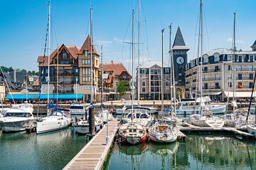 The harbour of Deauville in Normandy by Hilke Maunder