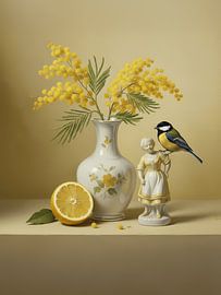 Lemon Finch by Artclaud