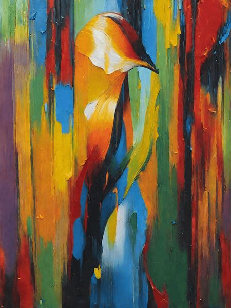 La femme colorée par Jolique Arte
