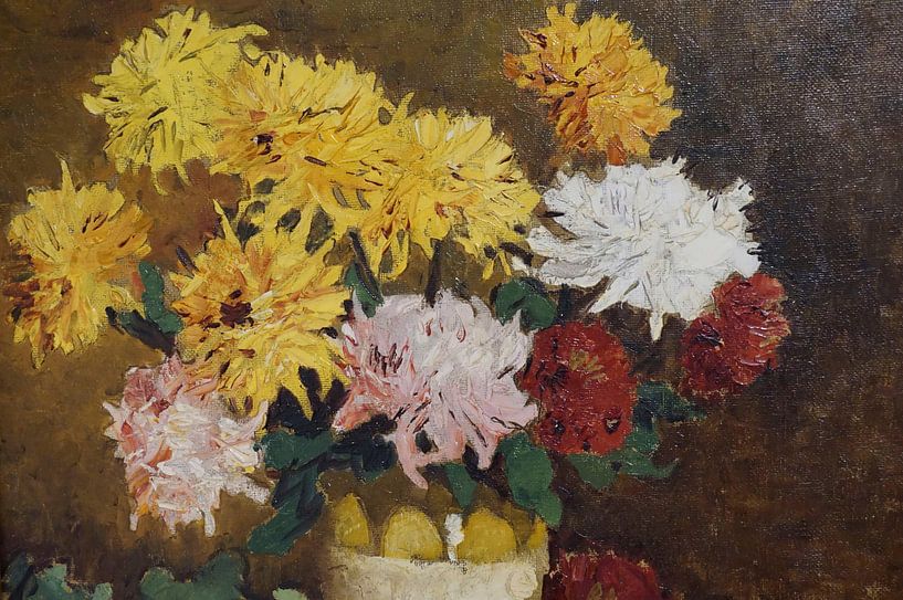 Ștefan Luchian-Chrysanthemums by finemasterpiece