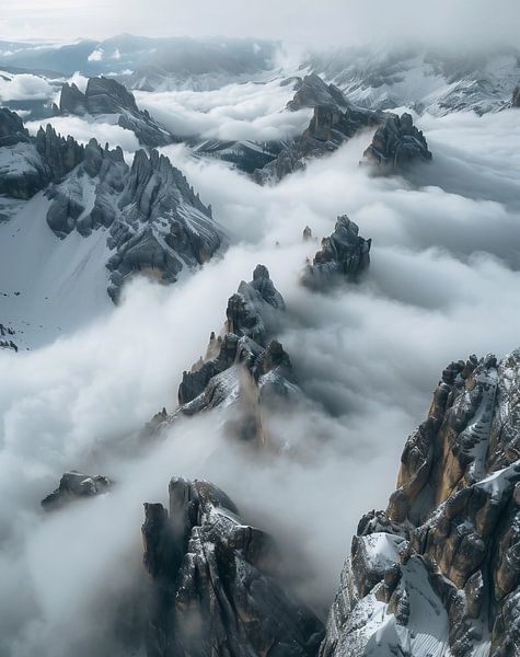 Weitblick: Hochalpen in Pracht von fernlichtsicht