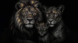 Goldene Dynastie - Die Löwenfamilie von Retinas images