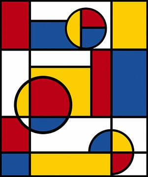 Piet Mondriaan Art 4 van Marion Tenbergen
