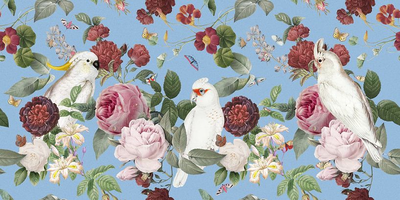 Cockatoos and Butterflies von Marja van den Hurk
