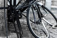 Fiets met slag in wiel