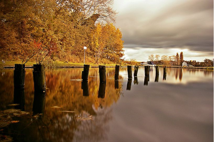 Autumn Pond by Hugo Kuijper