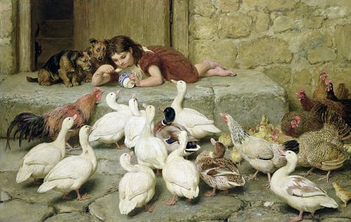 Briton Riviere~De laatste lepel