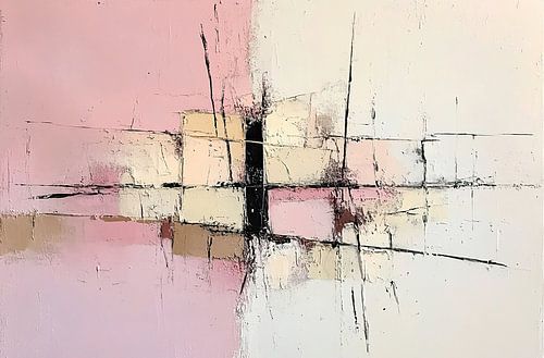 Pink Art | Broken Geometry by Zen and More