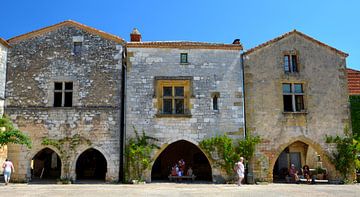 Medieval City France. Monpazier.